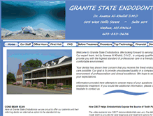Tablet Screenshot of granitestateendodontics.com